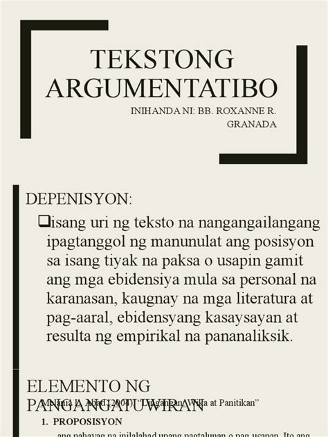 ano ang argumento at halimbawa nito|[Solved] ano ang kahulugan ng argumento .
